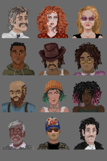 Pixel Art Character Designs