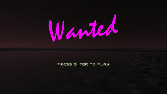 Wanted - Title Screen